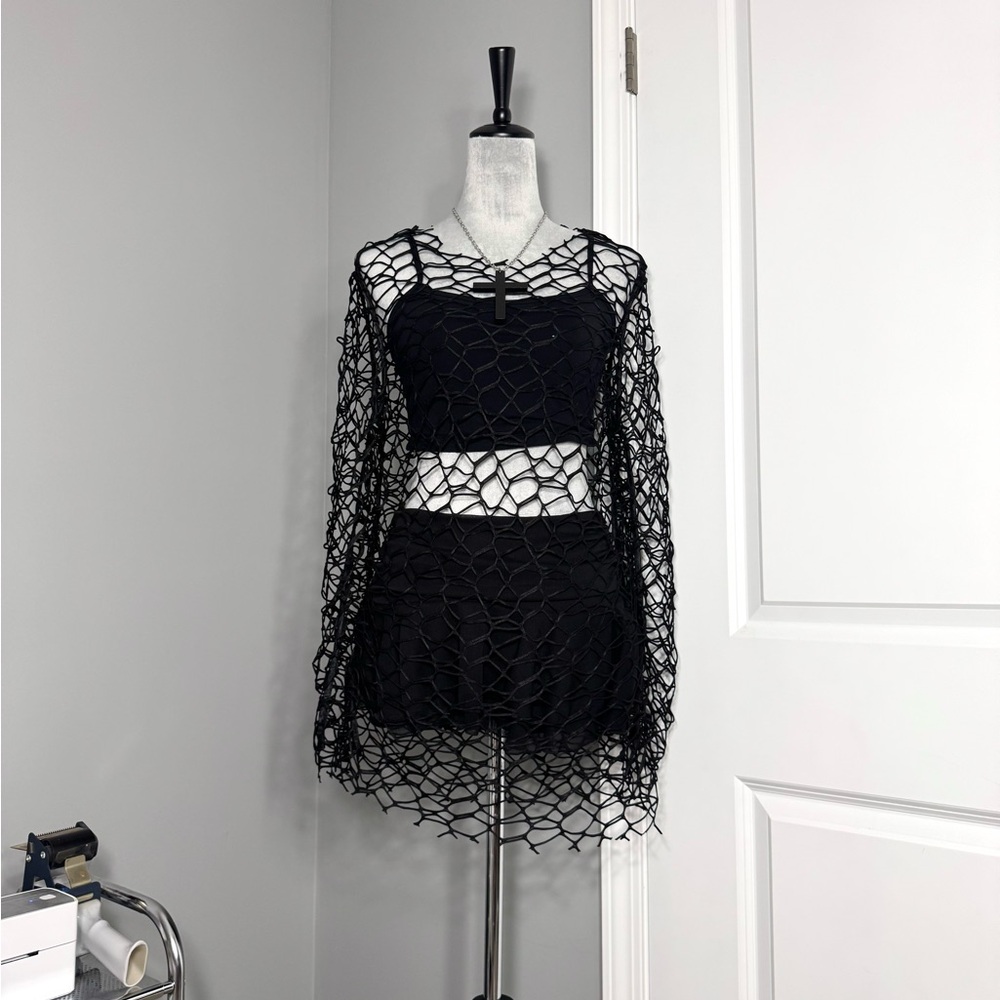 Punk Rave Fishnet Top - Picture 7 of 12